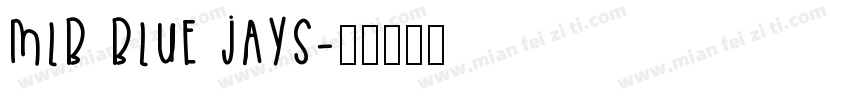 mlb blue jays字体转换